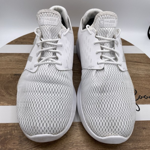 New Balance FuelCore Coast V3 Running Shoes Womens Size 10 White Gray - Picture 2 of 6